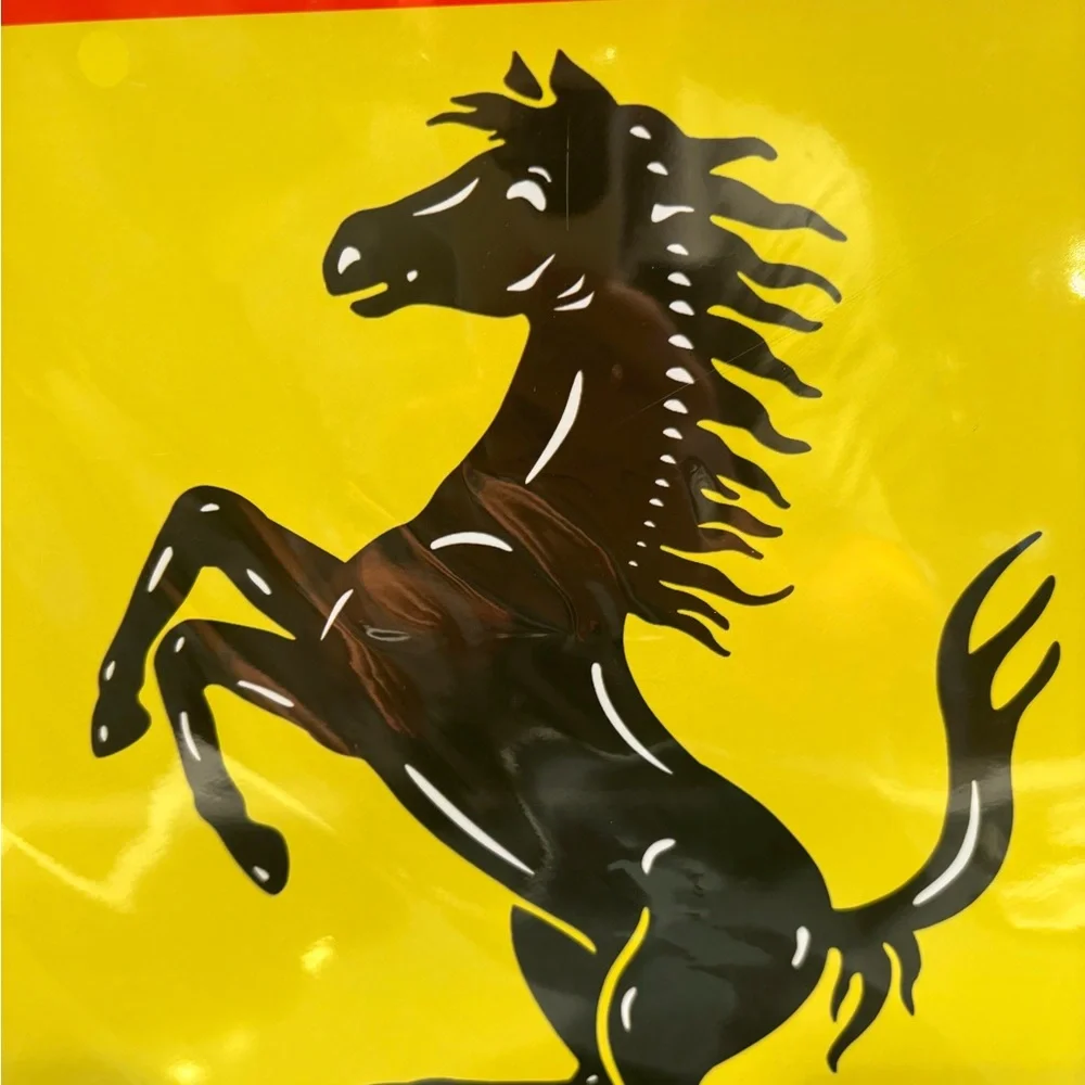Ferrari Sign Iconic Logo Metal Never Opened - Picture 5 of 10